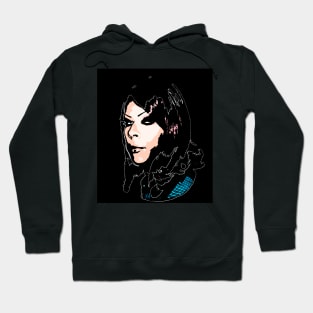 drag queen black background Hoodie